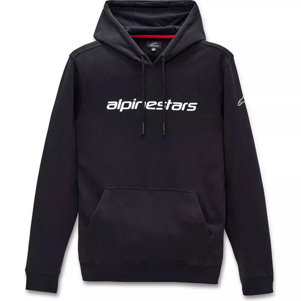 Alpinestars Linear Hoodie Black - FREE UK Shipping, FREE 365 Day Returns | Moto Central