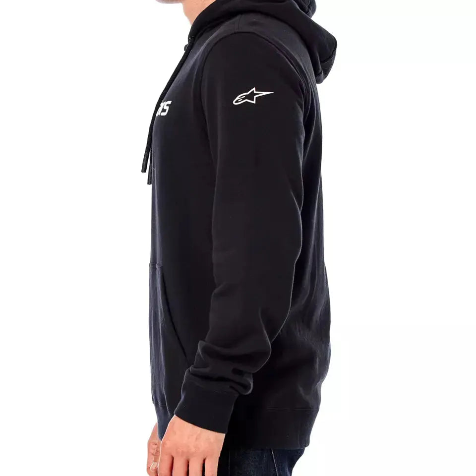 Alpinestars Linear Hoodie Black - FREE UK Shipping, FREE 365 Day Returns | Moto Central