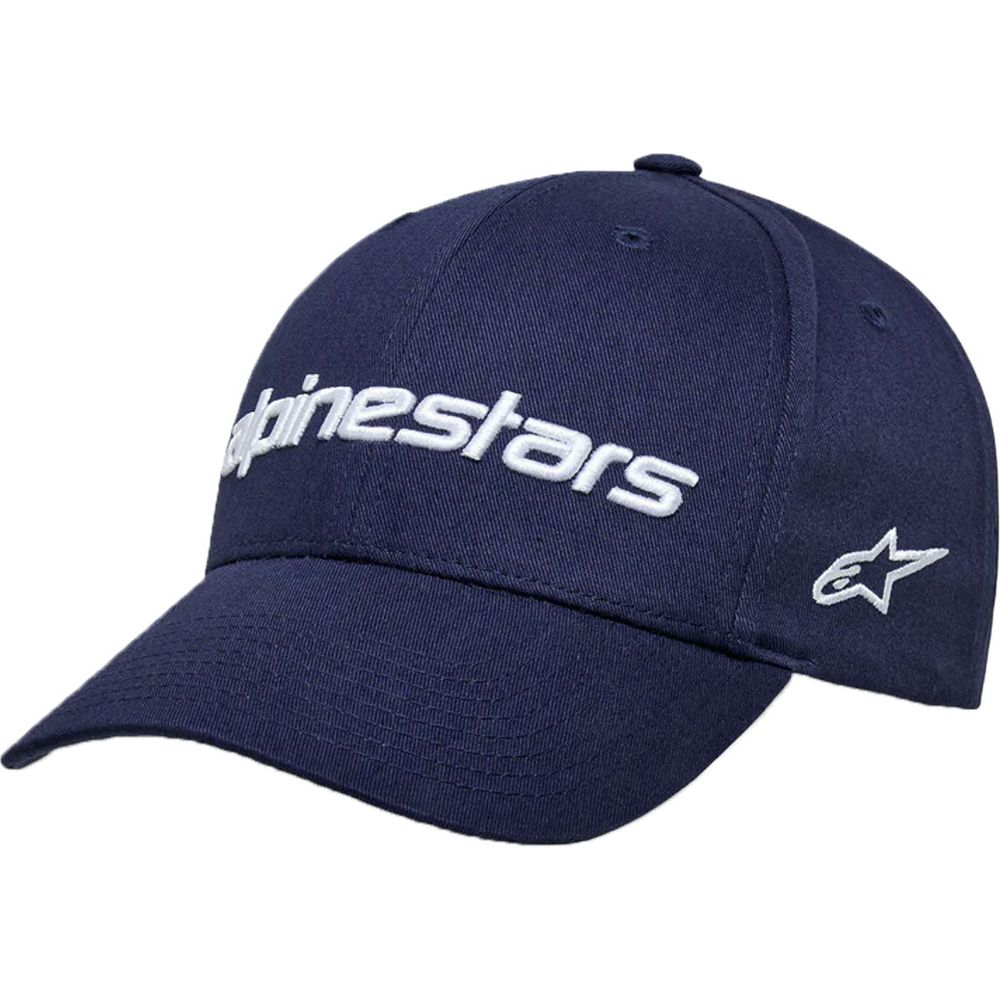 Alpinestars Linear Wordmark 2.0 Cap Navy / White
