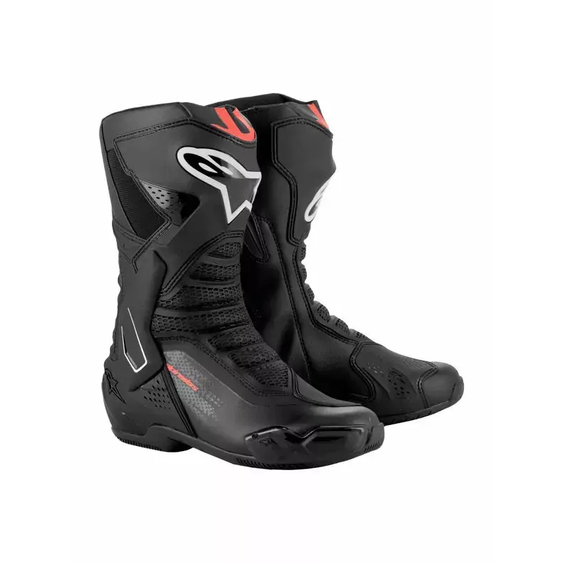 Alpinestars SMX-6 V3 Boots Black / Red – motorcycle boots – pair view