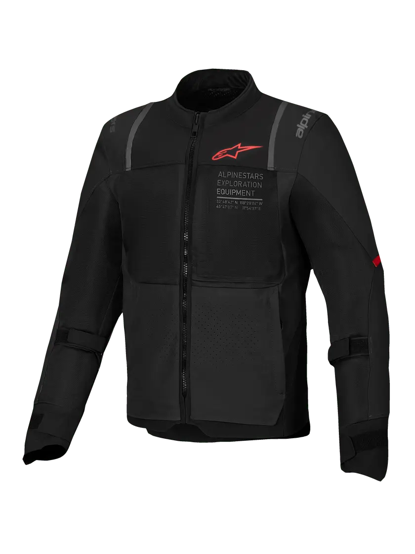 Alpinestars ST-2 Air Textile Jacket Black FREE UK Delivery, FREE 365 Day Returns | Moto Central