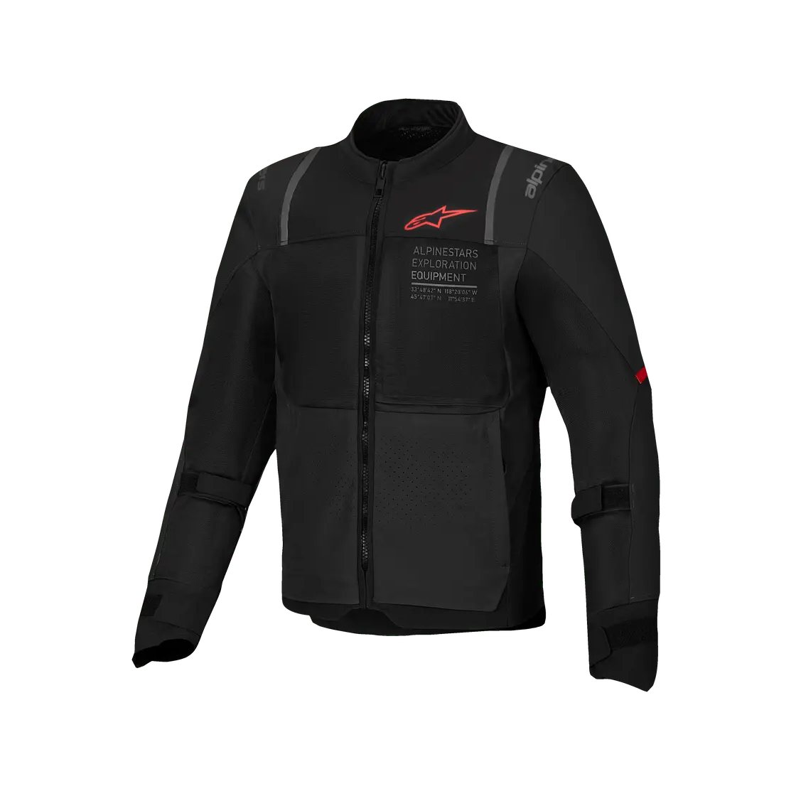 Alpinestars ST-2 Air Textile Jacket Black, front view