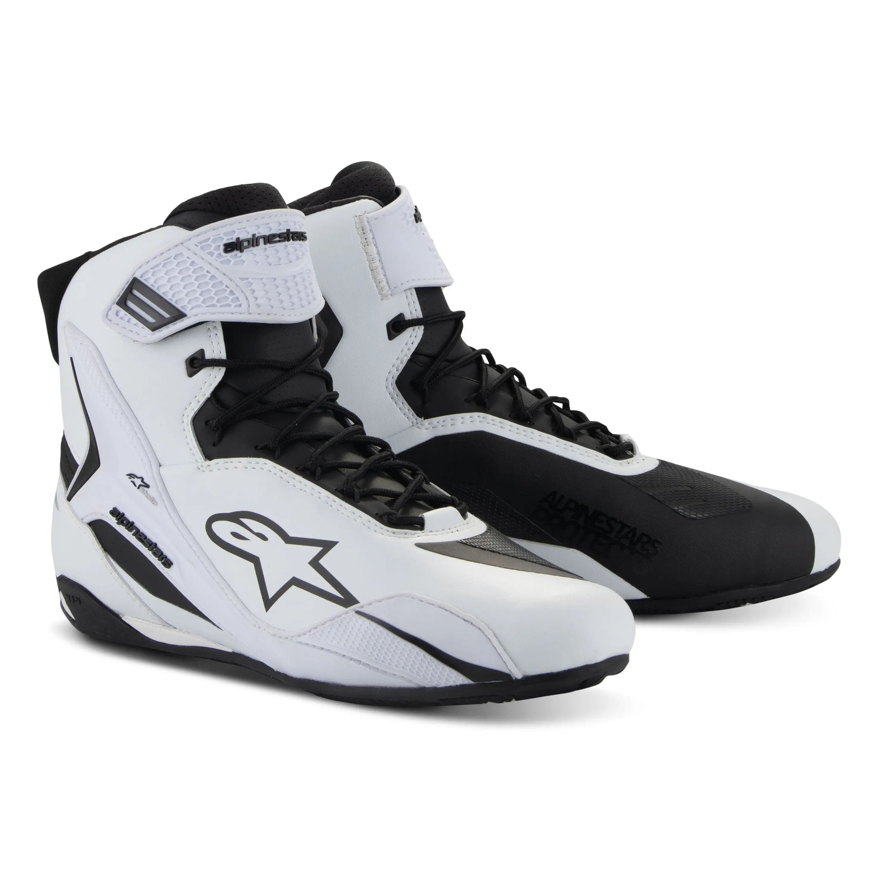 Alpinestars Stella Faster-4 Ladies Shoes White / Black FREE UK Delivery, FREE 365 Day Returns | Moto Central