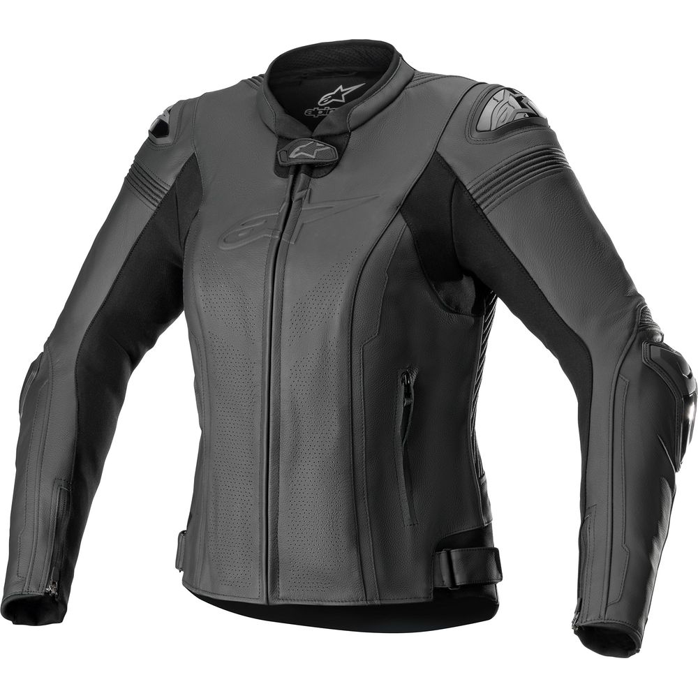 Alpinestars Stella Missile V2 Ladies Leather Jacket Black / Black