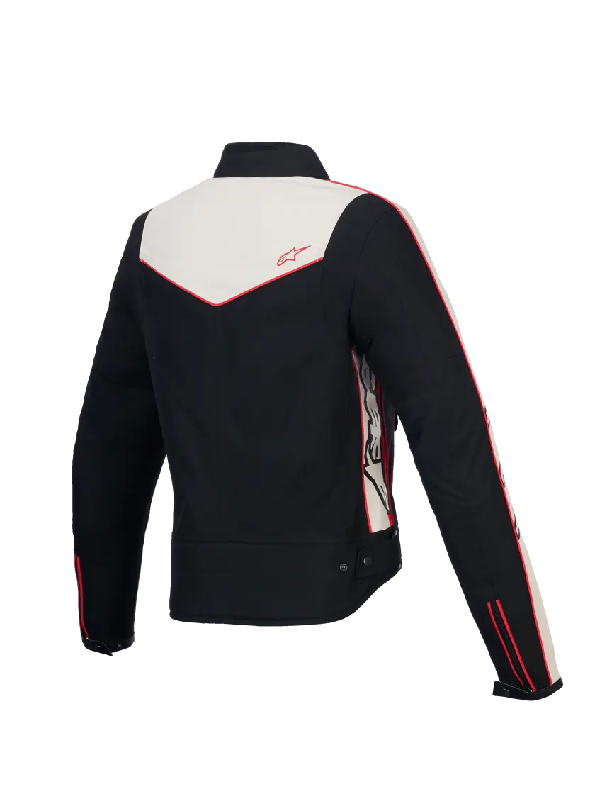 Alpinestars Stella T-Dyno WR Ladies Textile Jacket Black / Ecru / Bright Red FREE UK Delivery, FREE 365 Day Returns | Moto Central