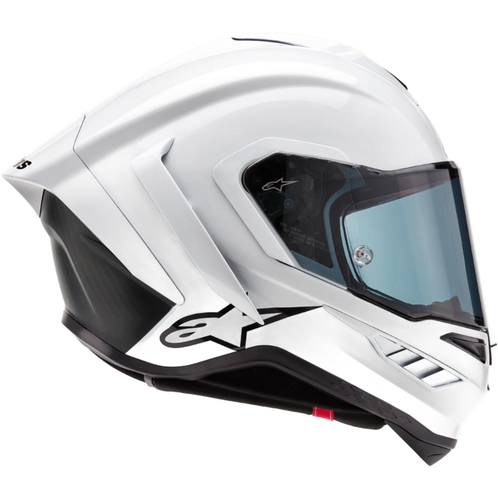 Alpinestars Supertech R10 Solid ECE 06 / FIM Gloss White / Matt Black