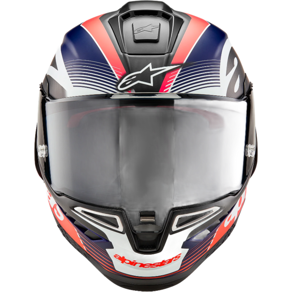 Alpinestars Supertech R10 Team ECE 06 / FIM Black / Carbon / Fluo Red / Matt Dark Blue