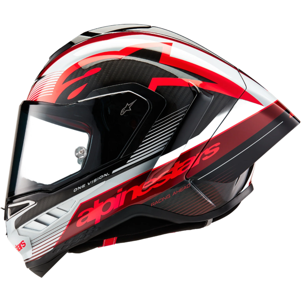 Alpinestars Supertech R10 Team ECE 06 / FIM Black / Carbon / Red / Gloss White
