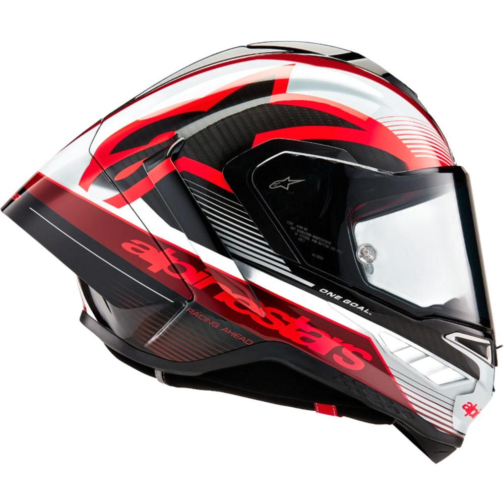 Alpinestars Supertech R10 Team ECE 06 / FIM Black / Carbon / Red / Gloss White