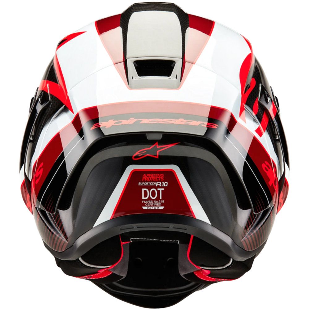Alpinestars Supertech R10 Team ECE 06 / FIM Black / Carbon / Red / Gloss White