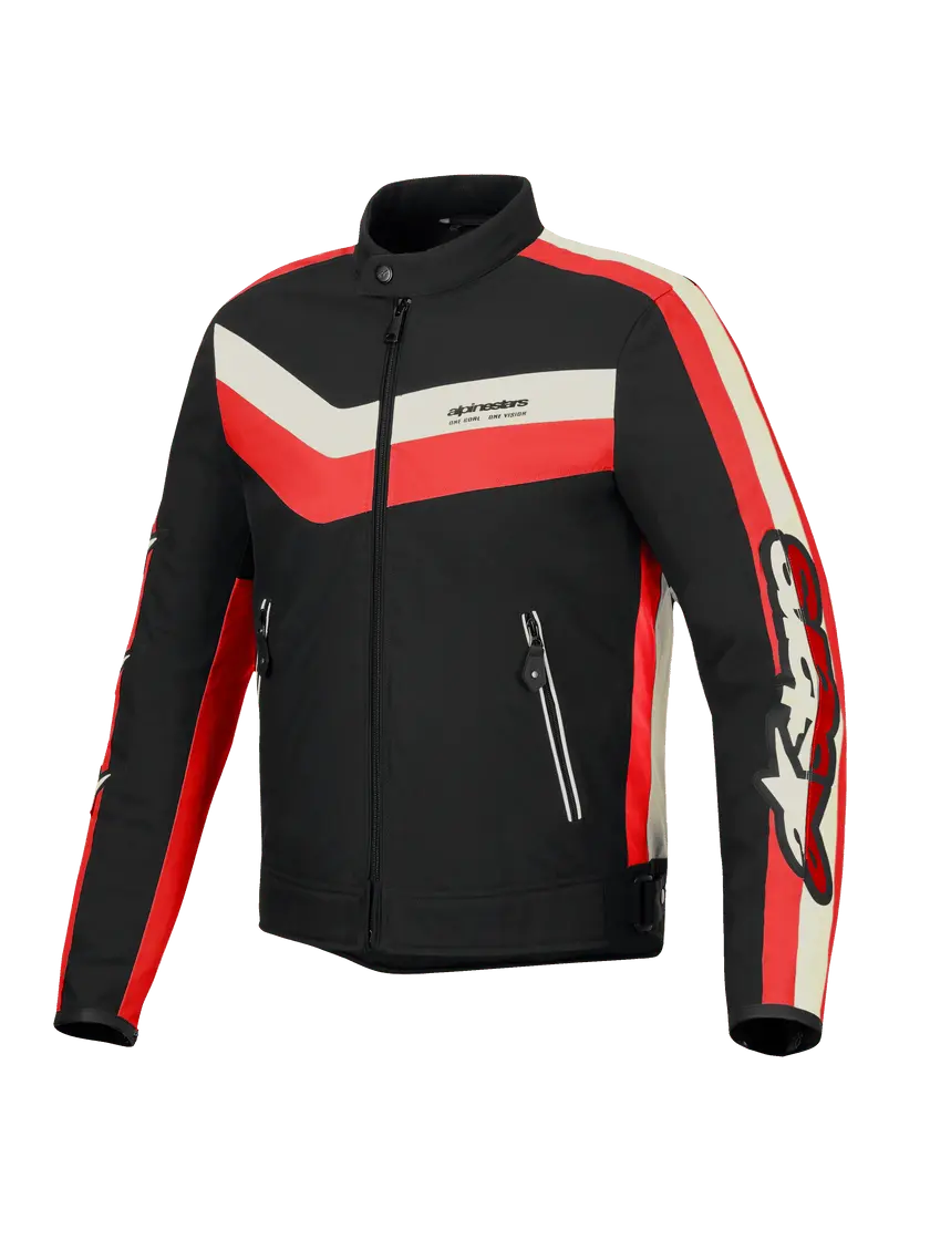 Alpinestars T-Dyno WR Textile Jacket Black / Bright Red / Ecru FREE UK Delivery, FREE 365 Day Returns | Moto Central