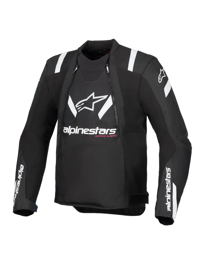 Alpinestars T-Stunt Air Textile Jacket Black / White FREE UK Delivery, FREE 365 Day Returns | Moto Central