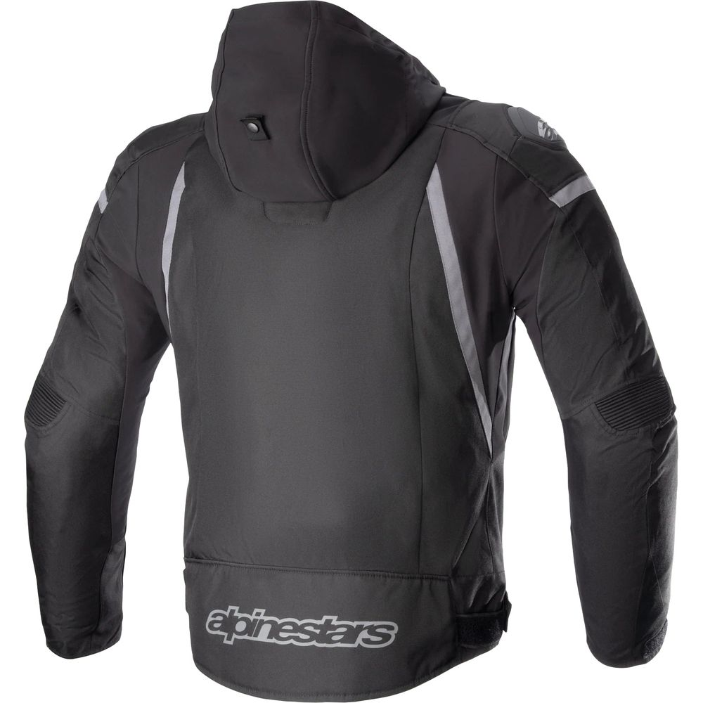 Alpinestars Zaca Waterproof Jacket Black / Dark Grey - FREE UK Shipping, FREE 365 Day Returns | Moto Central