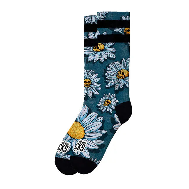 American Socks Daisies Signature Socks - FREE UK Shipping, FREE 365 Day Returns | Moto Central