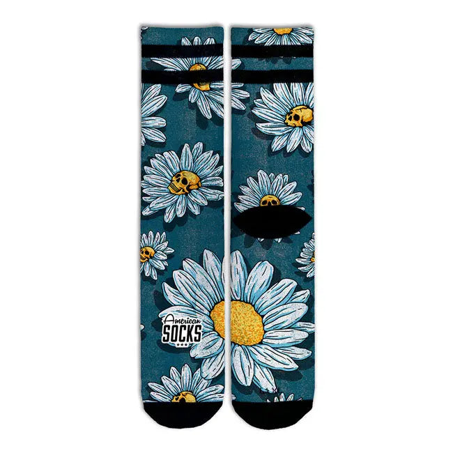 American Socks Daisies Signature Socks - FREE UK Shipping, FREE 365 Day Returns | Moto Central