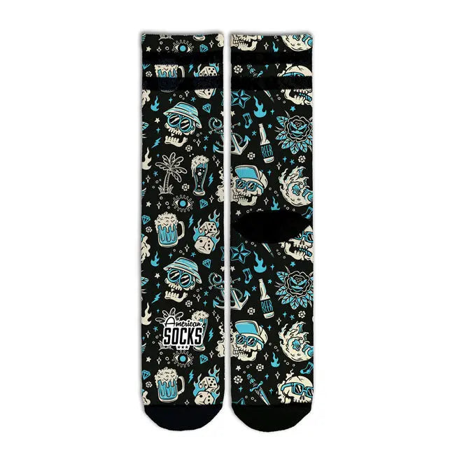 American Socks Dopamine Signature Socks - FREE UK Shipping, FREE 365 Day Returns | Moto Central