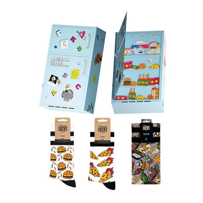 American Socks Frosty Fridge Signature Socks - FREE UK Shipping, FREE 365 Day Returns | Moto Central