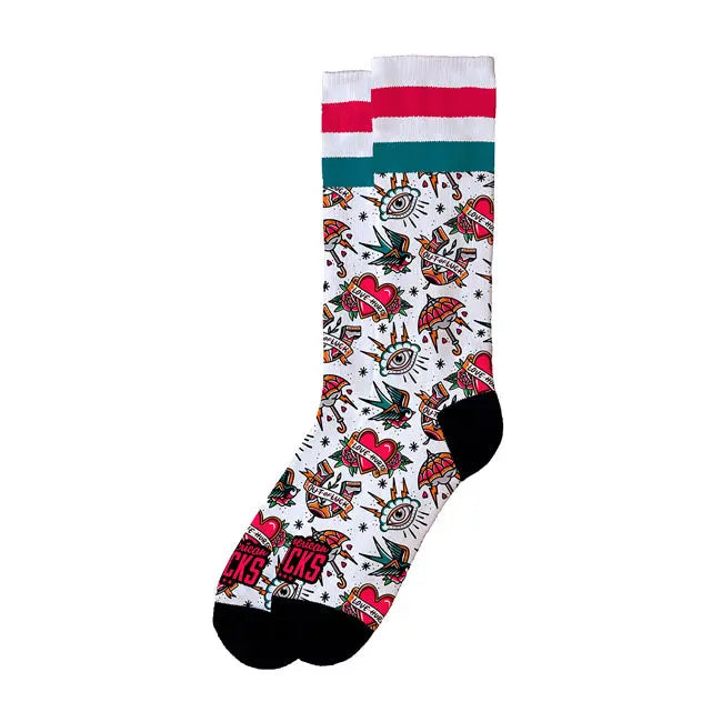 American Socks Love Hurts Signature Socks - FREE UK Shipping, FREE 365 Day Returns | Moto Central
