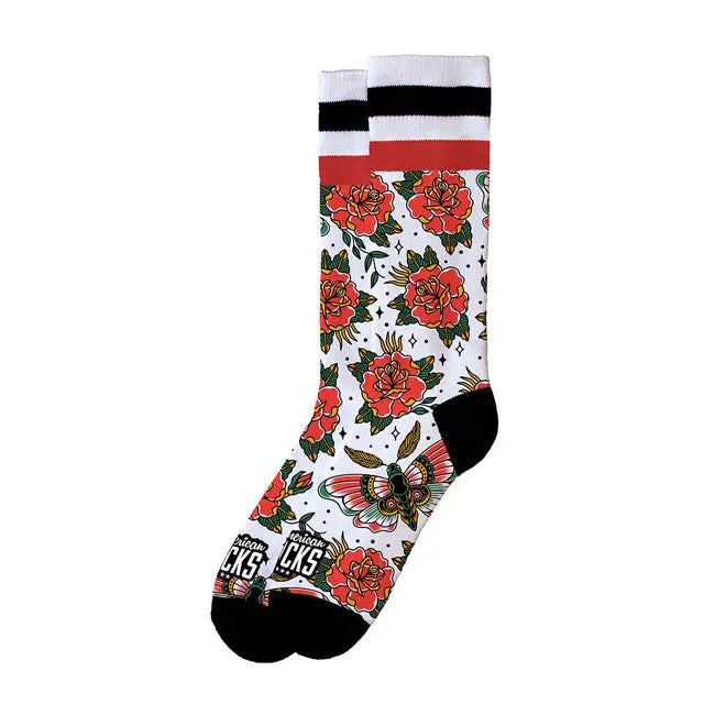 American Socks Moth Signature Socks - FREE UK Shipping, FREE 365 Day Returns | Moto Central