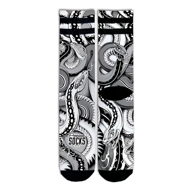 American Socks Python Signature Socks - FREE UK Shipping, FREE 365 Day Returns | Moto Central