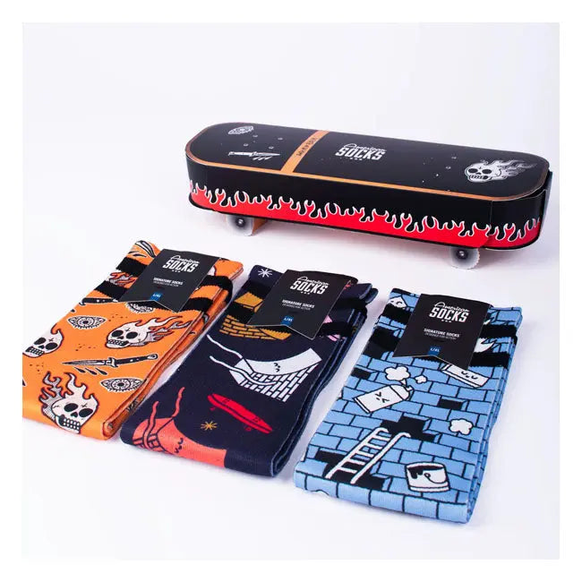American Socks Skateboard Gift Box Signature Socks - FREE UK Shipping, FREE 365 Day Returns | Moto Central