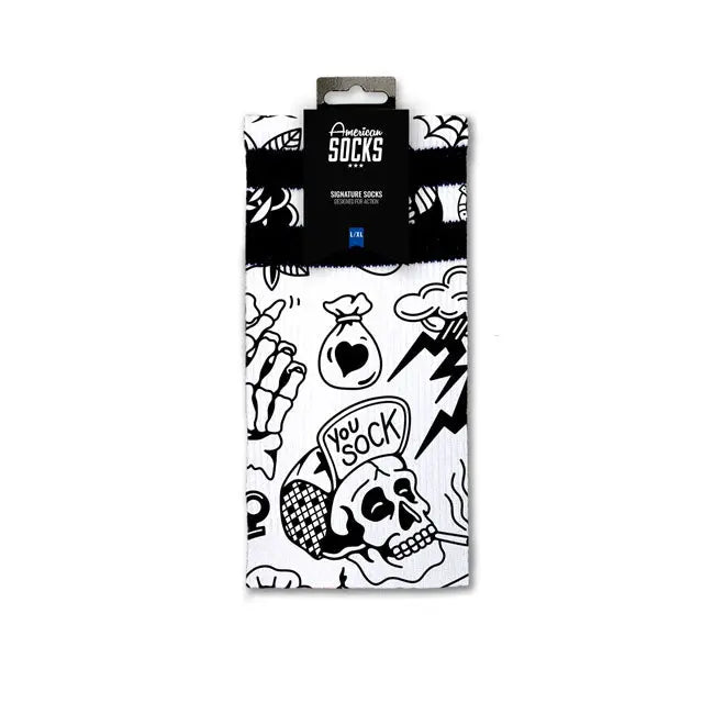 American Socks Worth It Signature Socks - FREE UK Shipping, FREE 365 Day Returns | Moto Central