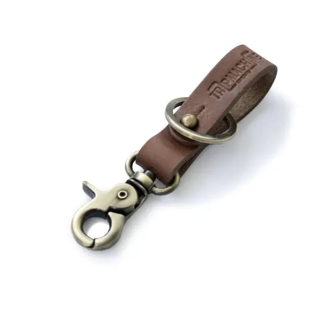 Trip Machine Key Fob Vintage Tan / Antique Gold - FREE UK Shipping, FREE 365 Day Returns | Moto Central