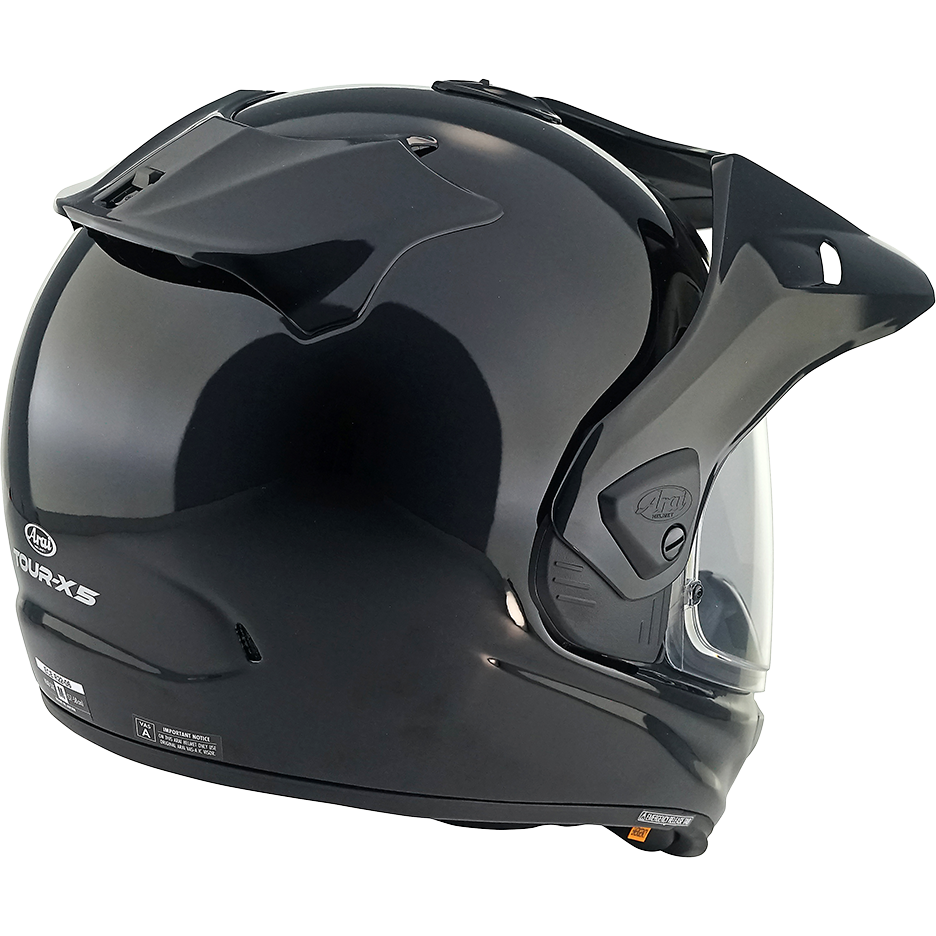 Arai Tour-X 5 Solid MX Helmet Diamond Black - FREE UK Shipping, FREE 365 Day Returns | Moto Central