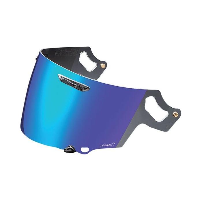 Arai VAS-V Max Vision Visor With Browvents Mirror Blue