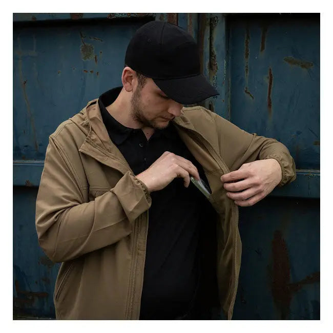 Army Surplus Baseball Cap Softshell Wolf Black - FREE UK Shipping, FREE 365 Day Returns | Moto Central