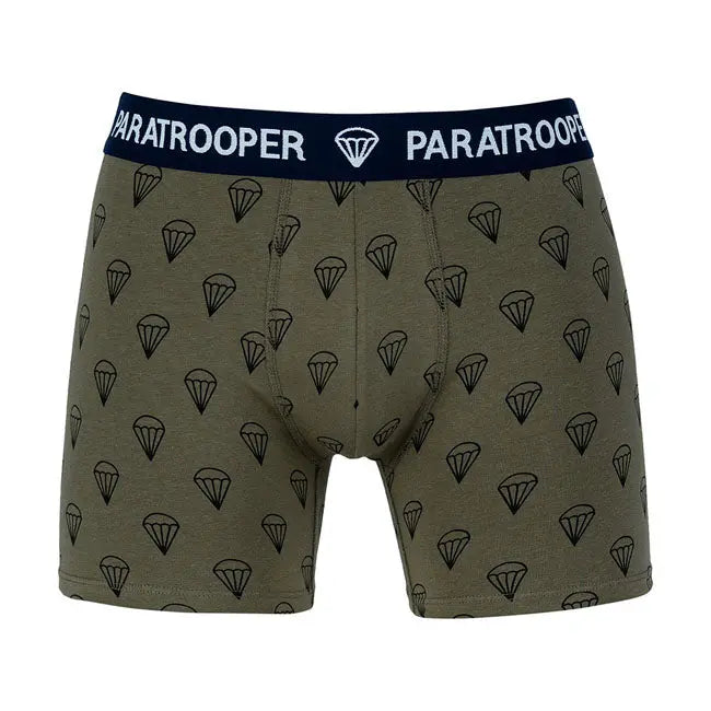 Army Surplus Paratrooper Boxer Shorts Green - FREE UK Shipping, FREE 365 Day Returns | Moto Central
