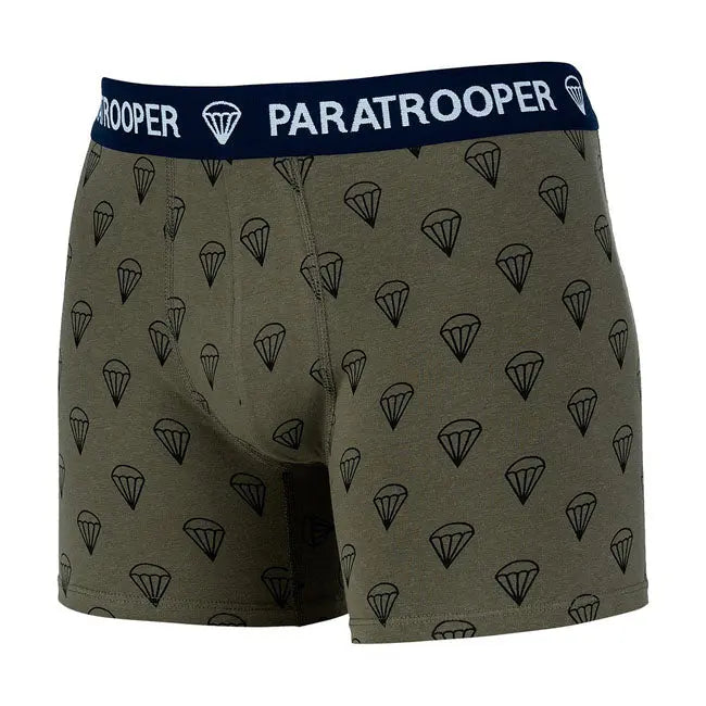 Army Surplus Paratrooper Boxer Shorts Green - FREE UK Shipping, FREE 365 Day Returns | Moto Central
