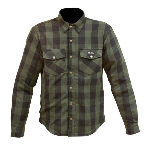 Merlin Axe Zip Up 100% Kevlar Shirt Green