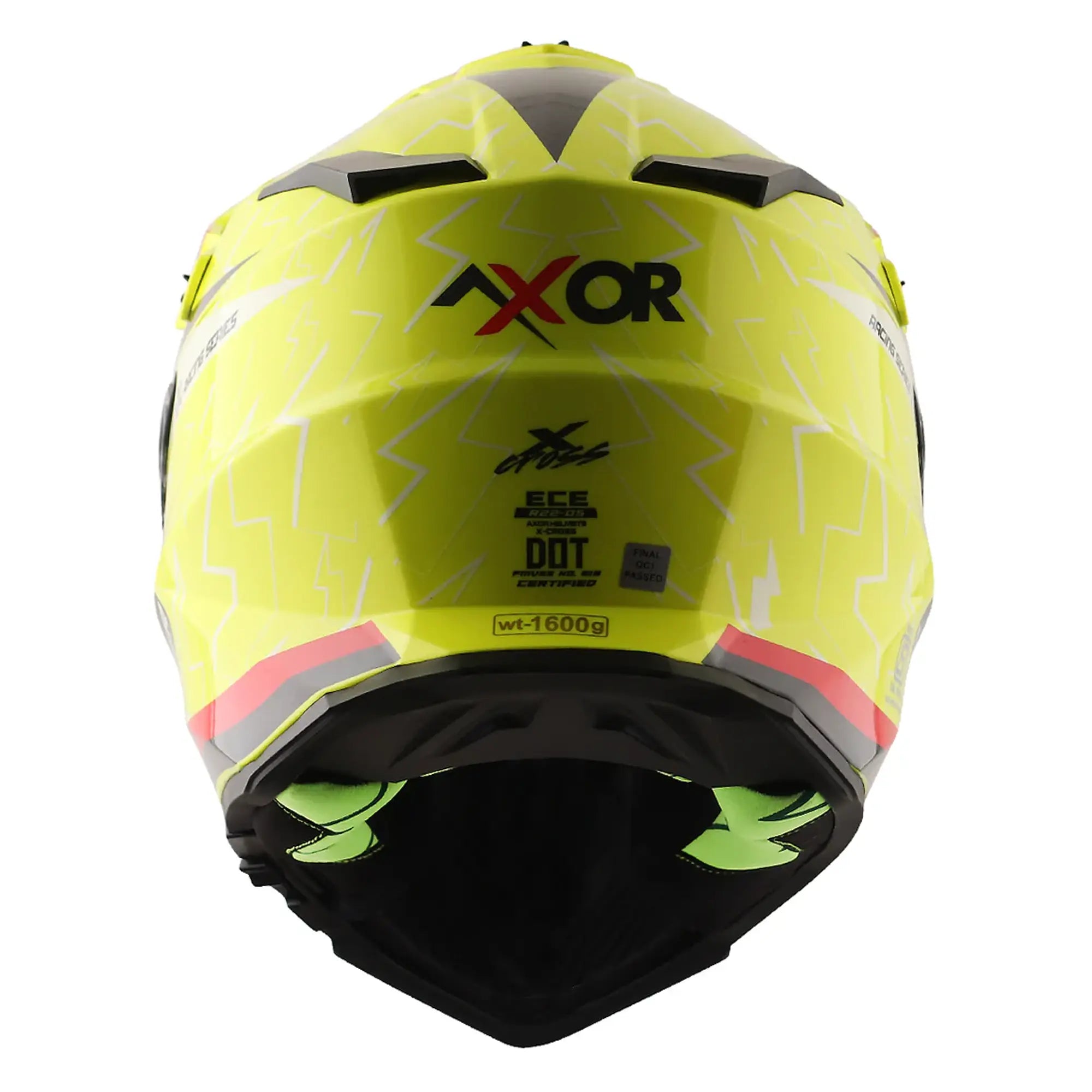 Axor X-Cross Flash Neon Yellow / Gloss Red FREE UK Delivery, FREE 365 Day Returns | Moto Central