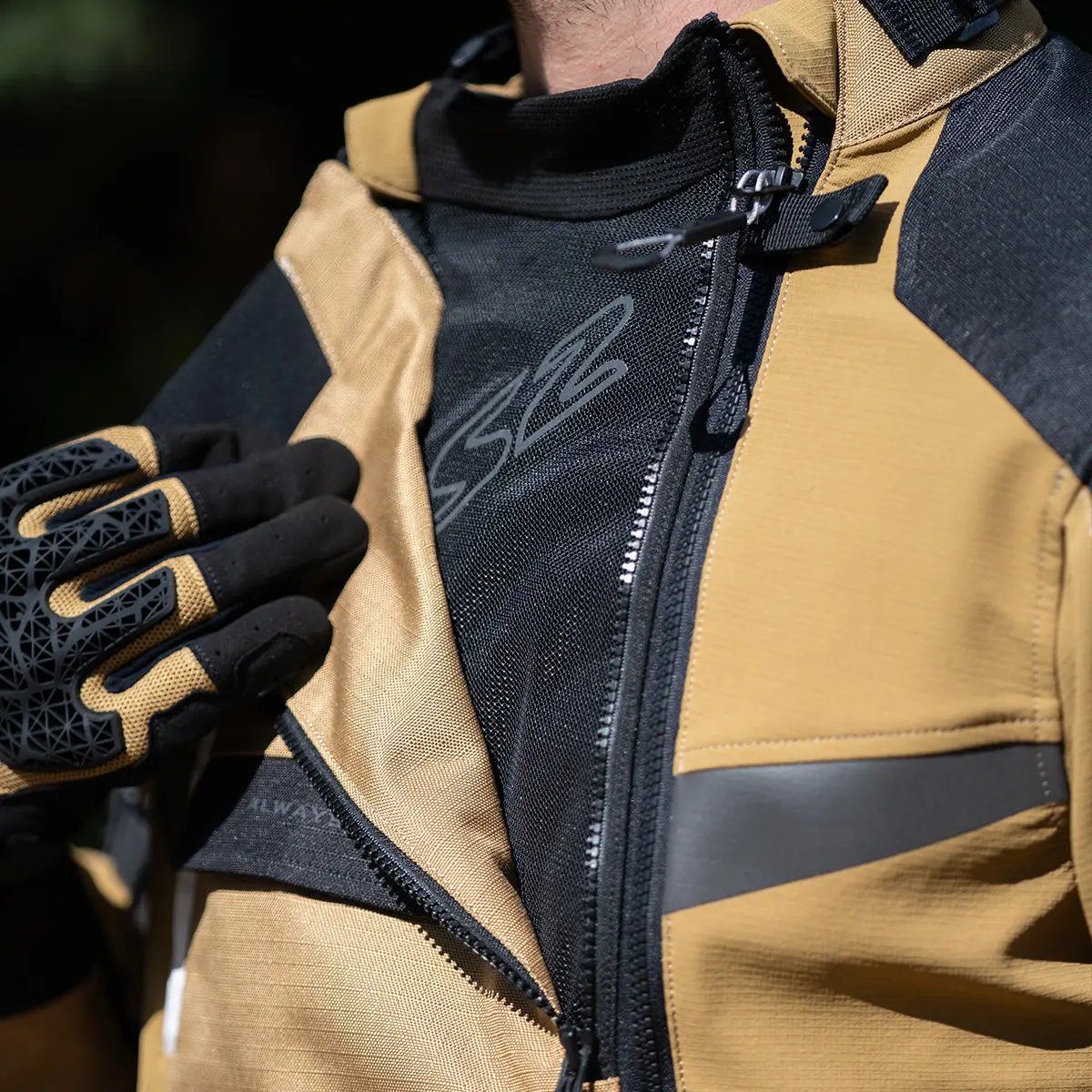 LS2 X-Master Textile Jacket Sand / Black / Grey FREE UK Delivery, FREE 365 Day Returns | Moto Central