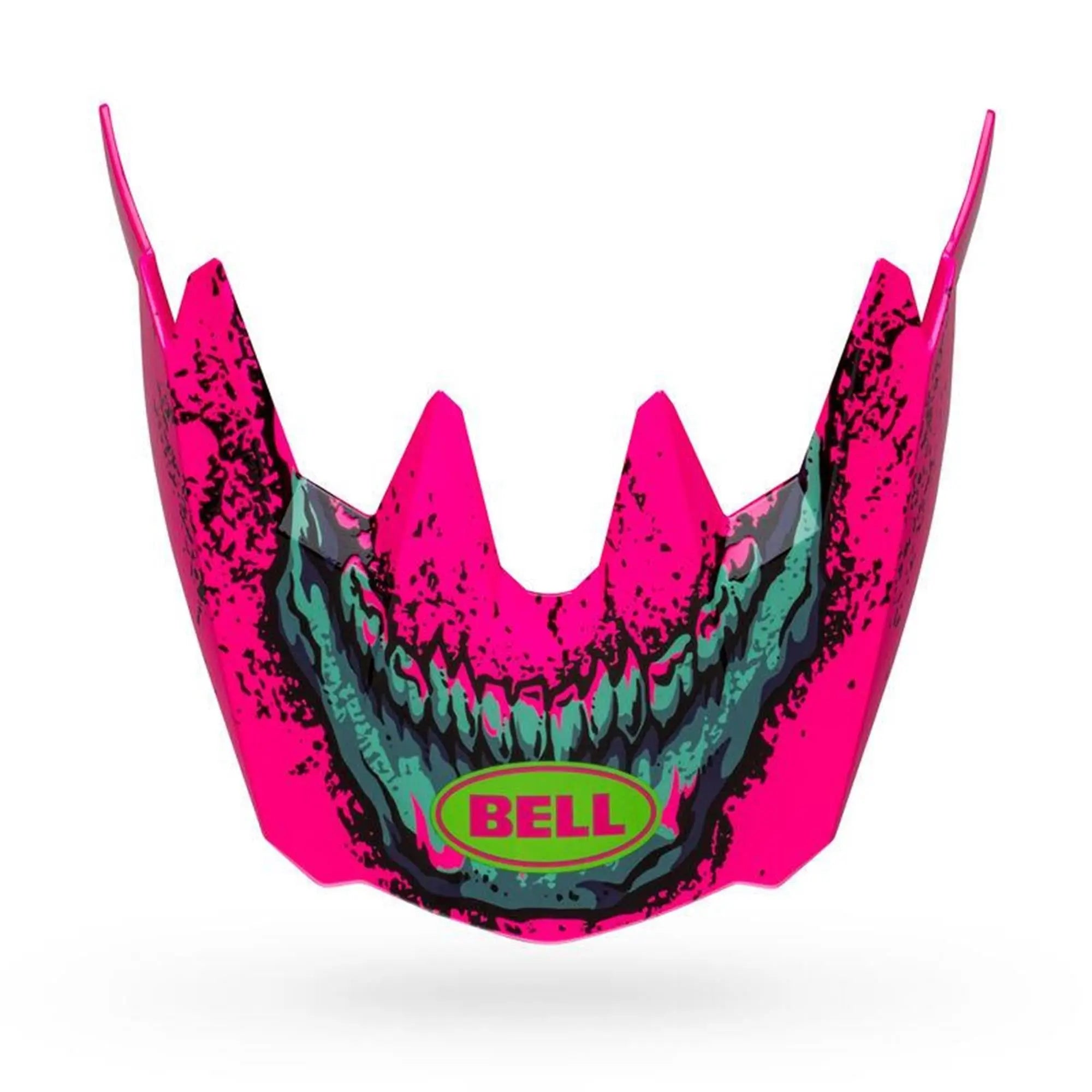 Bell Sanction 2 Helmet Visor Bonehead Pink / Turquoise - FREE UK Shipping, FREE 365 Day Returns | Moto Central