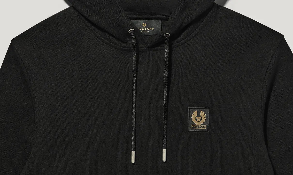 Belstaff Hoodie Black FREE UK Delivery, FREE 365 Day Returns | Moto Central