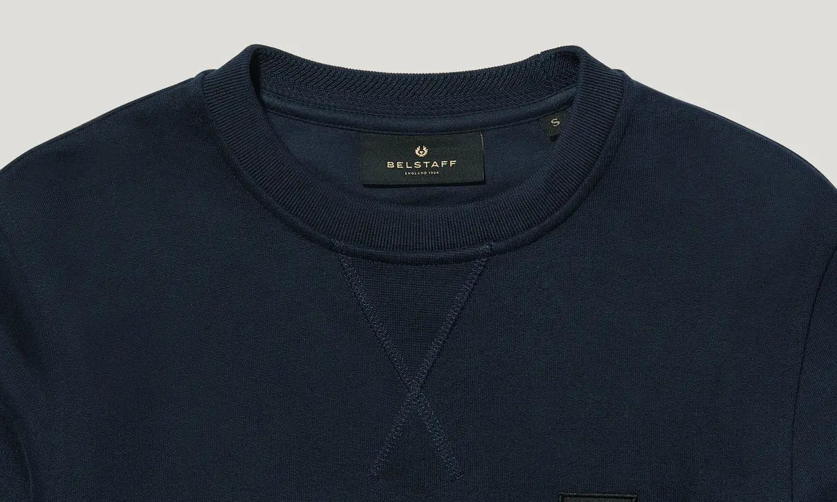 Belstaff Sweatshirt Dark Ink FREE UK Delivery, FREE 365 Day Returns | Moto Central