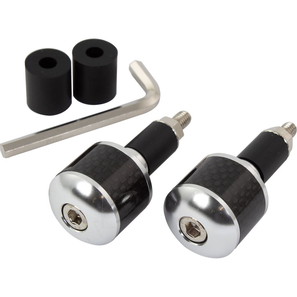 Bike It Bar End For With Carbon Fibre Inset Alloy