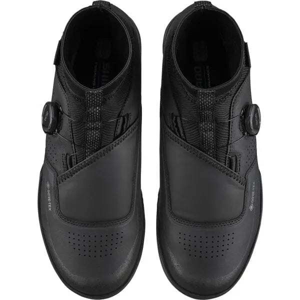 Shimano GF8 (GF800) Gore-Tex Shoes Black - FREE UK Shipping, FREE 365 Day Returns | Moto Central