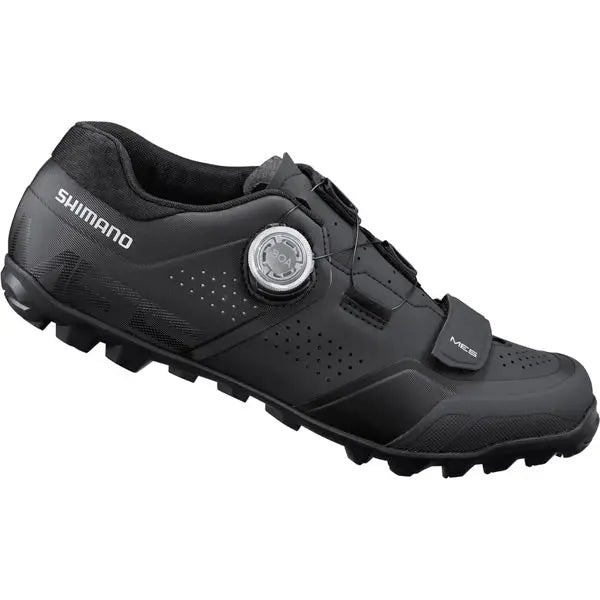 Shimano ME5 (ME502) Shoes Black - FREE UK Shipping, FREE 365 Day Returns | Moto Central