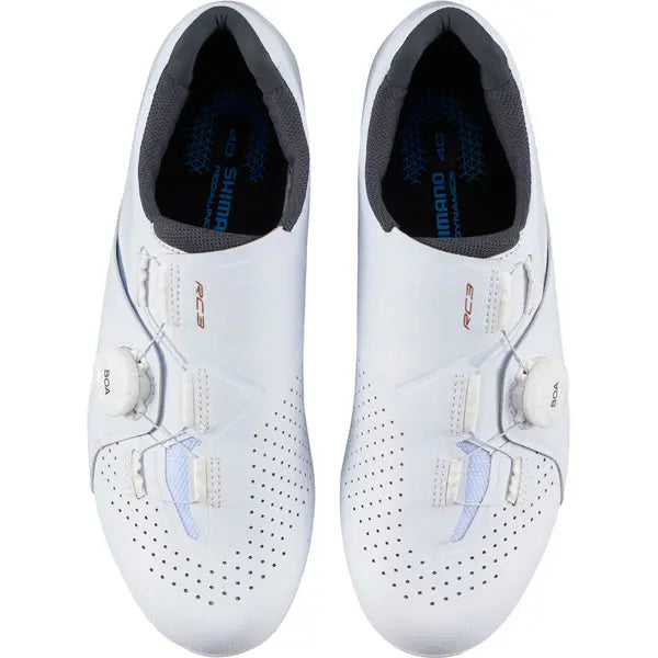 Shimano RC3W (RC300W) Ladies Shoes White - FREE UK Shipping, FREE 365 Day Returns | Moto Central