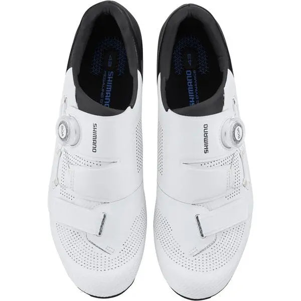 Shimano RC5 (RC502) Shoes White - FREE UK Shipping, FREE 365 Day Returns | Moto Central