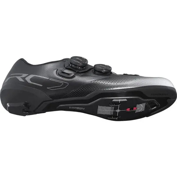 Shimano RC7 (RC702) Shoes Black - FREE UK Shipping, FREE 365 Day Returns | Moto Central