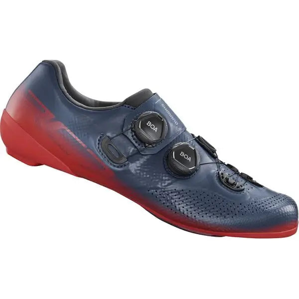 Shimano RC7 (RC702) Shoes Red - FREE UK Shipping, FREE 365 Day Returns | Moto Central