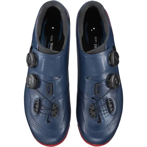 Shimano RC7 (RC702) Shoes Red - FREE UK Shipping, FREE 365 Day Returns | Moto Central