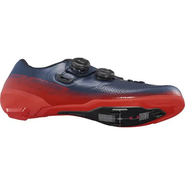 Shimano RC7 (RC702) Shoes Red - FREE UK Shipping, FREE 365 Day Returns | Moto Central