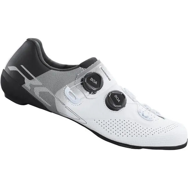 Shimano RC7 (RC702) Shoes White - FREE UK Shipping, FREE 365 Day Returns | Moto Central