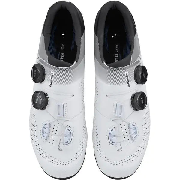Shimano RC7 (RC702) Shoes White - FREE UK Shipping, FREE 365 Day Returns | Moto Central