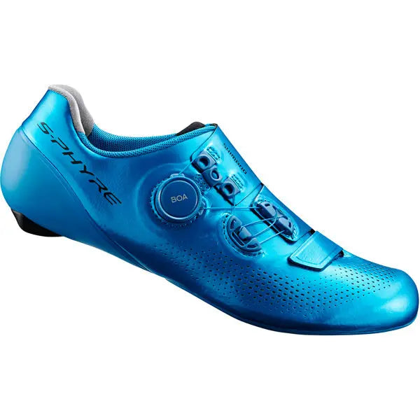 Shimano S-Phyre RC9 (RC901) Track SPD-SL Shoes Blue - FREE UK Shipping, FREE 365 Day Returns | Moto Central